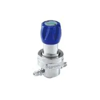 Регулятор AMFLO UHP AU24 Материал: Код S (Body-SUS316L VAR; Gland-SUS316L;Poppet, Nozzle,Diaphragm-Hastelloy®C-22; Seat: PCTFE) ; Поверхность 0.25 um; 4х портовый, вх. давл. 159 бар, CV-0.45
