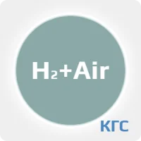 Калибровочная газовая смесь: ВОДОРОД (H2) 0.01 % + ВОЗДУХ (Air) ост. в баллоне 2 л. Алюминий, вентиль Латунь