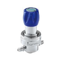 Регулятор AMFLO UHP AU21 Материал: Код Z (Body,Poppet, Nozzle,Diaphragm,Gland-SUS316L,Seat: PCTFE) ; Поверхность 0.25 um; 3х портовый, CV-0.09