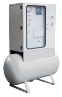 Газовый смеситель двухкомпонентный Pusher M281-300 300m3/h; обл. прим.: Углеки́слый газ,  Аргон, Азот, Кислород, Гелий, Водород; входное давление: 7 - 10 бар; выходное давление: 0,5 - 4 бара; газовые соединения: 1”FNPT, 1.5”FNPT
